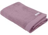 Duschtuch TOM TAILOR HOME "COLOR BATH", lila (cozy mauve), B:70cm L:140cm, Frottier, Frottier, Handtücher, 100% Baumwolle, 70x140 cm, uni, große Farbauswahl