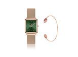 Quarzuhr AMELIA PARKER "SAE9-2", rosa (rose gold), Armbanduhren, Damen, Quarzuhr