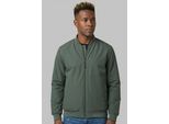 Anorak DERBE "Blousholm pinstripe", Herren, Gr. 3XL, grün (olive phantom), Obermaterial: 100% Polyester. Füllung: 100% Polyester. Futter: 100% Polyester, normal, Jacken, Warmer Blouson mit Bündchen