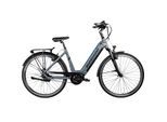 E-Bike ZÜNDAPP "X600 - Bosch Mittelmotor" Gr. 50, grau (grau, blau), Elektrofahrräder, 50cm, 28 Zoll (71,12cm), Pedelec, Elektrofahrrad für Damen u. Herren