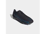 Fußballschuh ADIDAS PERFORMANCE "F50 HYPERFAST PRO, FESTE BÖDEN", Damen, Gr. 44, core schwarz, core schwarz, lucid ray blau, Synthetik, Textil, Schuhe Fußballschuh, für Rasen und feste Böden, gespielt bei der Weltmeisterschaft 2026