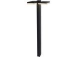 LED Sockelleuchte NÄVE "Clair", grau (anthrazit), B:25cm H:80cm L:21cm, Leuchten, Außenleuchte, Terrasse, anthrazit, Höhe: 80cm, LED warmweiß