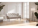 2,5-Sitzer OTTO HOME "Amber", grau (anthrazit), B:173cm H:97cm T:87cm, 100% Polyester, Sofas, mit Knopfheftung,in verschieden Stoffarten