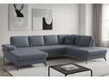 Wohnlandschaft SIT & MORE "Morris Jubi, Breite 300 cm", graublau, B:300cm H:83cm T:202cm, Sofas, Wohnlandschaft, mit Armteilfunktion, optional mit Schlaffunktion