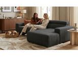 Ecksofa OTTO HOME "Ballerup 235 x 175 cm, auch mit verstellbarer Sitztiefe", grau (anthrazit), B:285cm H:80cm T:175cm, 100% Polyester, Sofas, Ecksofa, Kopfteile & Sitztiefe verstellbar, Pet Friendly Bezug, L-Form