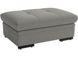 Polsterhocker SIT & MORE "Viola, B: 102 cm", stone, B:102cm H:43cm T:68cm, 100% Polyester, Hocker, Polsterhocker, mit praktischen Stauraum