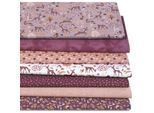 Patchwork- und Quiltpaket "Reh & Hase", braun-color