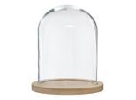 Atmosphera Createur d´interieur Deko-Glaskuppel, Beige, Glas, 23x29.5x23 cm, Dekoration, Skulpturen & Dekoobjekte, Dekoobjekte