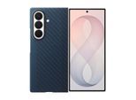 SAMSUNG Smartphone-Hülle "Carbon Magnet Case für Galaxy Fold8 Ultra", blau, Smartphones, Hüllen, Backcover, Schutzhülle, Handyschutzhülle, Case, Schutzcase, stoßfest, Smartphone-Hülle