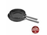 Pfannen-Set ZWILLING "Milano", schwarz, Pfannen, Pfannen-Set, Keramik-Antihaftbeschichtung, Induktion, Made in Italy