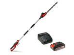 Akku-Heckenschere EINHELL "mit Teleskopstab GC-HH 18/45 Li T", rot, Gartenscheren-Maschinen, inkl. PXC-Starter-Kit 18V 2,5Ah