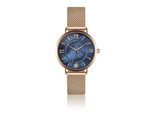 Quarzuhr AMELIA PARKER "AB5-B024R", rosa (rose gold), Armbanduhren, Damen, Quarzuhr