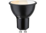 PAULMANN LED-Leuchtmittel "450lm 3CCT DipSwitch 50 4,6W 230V", Energieeffizienz: E (A-G), schwarz (schwarz matt), Ø:5cm, Leuchtmittel, White Select