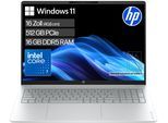HP Notebook "OmniBook 3 16-bu0070ngx", glacier silber, 16 GB RAM 512 GB SSD, Core 7, Windows 11 Home, Notebooks