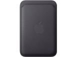 APPLE Smartphone-Hülle "iPhone Feingewebe Wallet mit MagSafe", grau (schwarz), Smartphones, Hüllen