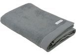 Duschtuch TOM TAILOR HOME "COLOR BATH", grau (moody grau), B:70cm L:140cm, Frottier, Frottier, Handtücher, 100% Baumwolle, 70x140 cm, uni, große Farbauswahl
