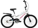 Kinderfahrrad HUFFY "So Sweet" Gr. 28, weiß, Fahrräder, Kinder, 28cm, 20 Zoll (50,80cm) hinten: 20 Zoll (50,80cm)