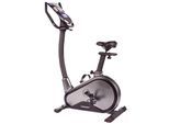 Ergometer CHRISTOPEIT SPORT "EM 8000", schwarz (schwarz, grau), Heimtrainer, ohne Unterlegmatte, 150 kg max. Benutzergewicht, Fahrrad, 32 Widerstandsstufen, B:52cm H:138cm L:110cm