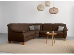 Ecksofa OTTO HOME "Caldera L-Form", braun (dunkelbraun), B:270cm H:91cm T:250cm, 100% Polyester, Sofas, Ecksofa, Federkern, optional Kopfteilverstellung, Schlaffunktion & Bettkasten