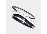 Haarband ADIDAS PERFORMANCE "3PP HEADBAN NEW", Damen, Gr. 3, schwarz-weiß (schwarz, weiß), Obermaterial: 72% Polyamid, 22% Polyester, 6% Elasthan, Haarfixierungen Haarband