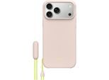 APPLE Smartphone-Hülle "iPhone 17 Pro Max Kickstand Case mit MagSafe und Kamerasteuerung", rosa (kalkstein), Smartphones, Hüllen