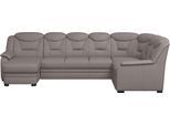 Wohnlandschaft COTTA "Marcus U-Form", beige (sand), B:330cm H:99cm T:211cm, 64% Polyurethan, 25% Polyester, 11% Baumwolle, Sofas, Wohnlandschaft, wahlweise mit Schlaffunktion & Stauraum