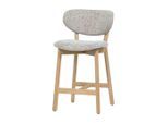 Livetastic , Naturfarben , Holz, Textil , Eiche , massiv , 51x94x58 cm ,