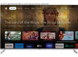 STRONG QLED-Fernseher, Energieeffizienz: G, schwarz (silber, schwarz), 55 ″, Fernseher, QLED-Fernseher