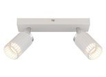 GLOBO LIGHTING Deckenstrahler "KORBEN", weiß (weiß matt), H: 15,5cm, 1 Stk., Leuchten, Spot Deckenspot Flur Schlafzimmer Wohnzimmer, Deckenstrahler