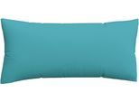 Kissenbezug SCHLAFGUT "Premium Kissenbezug Knitted Jersey (1 St)", blau (petrol mid), B:40cm L:80cm, Jersey, Obermaterial: 95% Baumwolle, 5% Elasthan, Kissenbezüge, Kissenbezug, Ton-in-Ton Reißverschluss, Bio-Baumwolle mit Elasthan, Uni, OEKO Tex