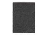 Spannbettlaken BIBERNA "HERMAL Melange Flanell uni, kuschelig weich", grau (anthrazit, meliert), L:200cm, Flanell, Obermaterial: 100% Baumwolle, Bettlaken, Spannbettlaken, 100% Baumwolle, weich+warm, Matratzenhöhe bis 22 cm, Made in Germany