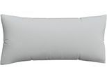 Kissenbezug SCHLAFGUT "Premium Kissenbezug Knitted Jersey (1 St)", grau (grau light), B:40cm L:80cm, Jersey, Obermaterial: 95% Baumwolle, 5% Elasthan, Kissenbezüge, Kissenbezug, Ton-in-Ton Reißverschluss, Bio-Baumwolle mit Elasthan, Uni, OEKO Tex