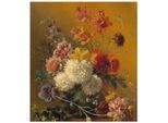 Fototapete SUPERFRESCO EASY "Quinty Flowers", bunt (mehrfarbig), B:2,5m L:2,8m, Vlies, Tapeten, 280x250 cm