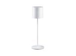 LED Außen-Tischleuchte PAULMANN "Mobile Tuni IP44 2700K dimmbar 2,8W USBC", weiß, H:35cm Ø:11cm, Leuchten
