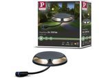 LED Sockelleuchte PAULMANN "Plug & Shine", grau (anthrazit), H:3cm Ø:16cm, Leuchten, LED-Modul, IP67 3000K 24V