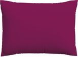 Kissenbezug SCHLAFGUT "Premium Kissenbezug Woven Satin (1 St)", lila (lila deep), B:60cm L:80cm, Mako-Satin, Obermaterial: 100% Baumwolle, Kissenbezüge, Kissenbezug, Ton-in-Ton Reißverschluss, Fadendichte von 300tc, Uni, OEKO Tex