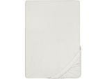 Spannbettlaken BIBERNA "Pepe", grau, L:200cm, Frottee, Obermaterial: 80% Baumwolle, 20% Polyester, Bettlaken, Spannbettlaken, weicher Frottee-Stretch