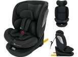 Autokindersitz KINDERKRAFT "I-GROW 2 PLUS", Baby, schwarz, Materialmix, Kindersitze, 360 – drehbarer Kindersitz