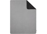 Wohndecke S.OLIVER "s.Oliver Lounge Decke", grau, B:150cm L:200cm, Polyester, Wohndecken, Wohndecke, trendige Doubleface-Optik