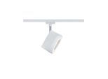 PAULMANN Schienensystem-Leuchten "URail Schienenspot Arena 800lm 14W 2700K 230V Schwarz matt, Chrom", weiß (weiß, chromfarben), 1, H: 19,1cm, 1 Stk., Leuchten, Einzelspot, dimmbar, LED Schienensystem