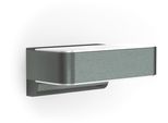 LED Außen-Wandleuchte STEINEL "L 810", grau (anthrazit), B:23cm H:9,1cm L:14,6cm T:14,6cm, Leuchten, 160 Bewegungsmelder,Smart Home, App-Steuerung,Up&DownLight,Anthrazit