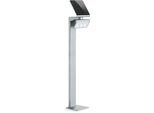 LED Außen-Stehlampe STEINEL "XSOLAR", silber (silberfarben), B:19,4cm H:117,8cm T:18,8cm, Leuchten