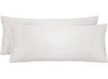 Kissenbezug BIBERNA "Michi Feinjersey mit Reißverschluss", silber (silberfarben), B:40cm L:80cm, Feinjersey, Obermaterial: 100% Baumwolle, Kissenbezüge, Kissenbezug, verschiedene Größen, Feinjersey Kissenhülle aus 100% Baumwolle