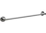 Handtuchhalter SANOTECHNIK "MARTINS", silber (silberfarben), H:66cm T:8cm, Aluminium, Handtuchhalter, Handtuchhalter, aus Aluminium