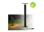 LED Pollerleuchte PAULMANN "Plug & Shine Plate Einzelleuchte IP44 2200K 7W Anthrazit", grau (anthrazit), H:60cm Ø:15,9cm, Leuchten, LED Pollerleuchte, insektenfreundlich
