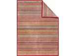 Wohndecke IBENA "Jacquard Decke Malang", bunt, B:150cm L:200cm, Mischgewebe, Wohndecken, Wohndecke, mit filigranen Streifen, made in Europe