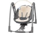 Babywippe INGENUITY "Every Season™ Swing 'n Go Portable Swing™ - Wesley™", Baby, grau, Kunststoff, Metall, Stoff, Babywippen, mit Musik und Geräuschen