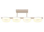 GLOBO LIGHTING Deckenleuchte "ZARA", beige (sandfarben matt), 1, H: 19,5cm, 1 Stk., Leuchten, LED Deckenleuchte für Wohn- & Flur sandfarben, Deckenleuchte