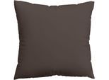 Kissenbezug SCHLAFGUT "Premium Kissenbezug Knitted Jersey (1 St)", beige (sand deep), B:40cm L:40cm, Jersey, Obermaterial: 95% Baumwolle, 5% Elasthan, Kissenbezüge, Kissenbezug, Ton-in-Ton Reißverschluss, Bio-Baumwolle mit Elasthan, Uni, OEKO Tex