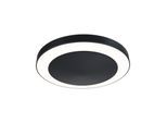 LED Außen-Deckenleuchte PAULMANN "Circula IP44 rund 320mm 3000K 14W 880lm 230V Kunststoff", grau (anthrazit), H:5,4cm Ø:32cm, Leuchten, Dämmerungssensor Bewegungsmelder seewasserresistent